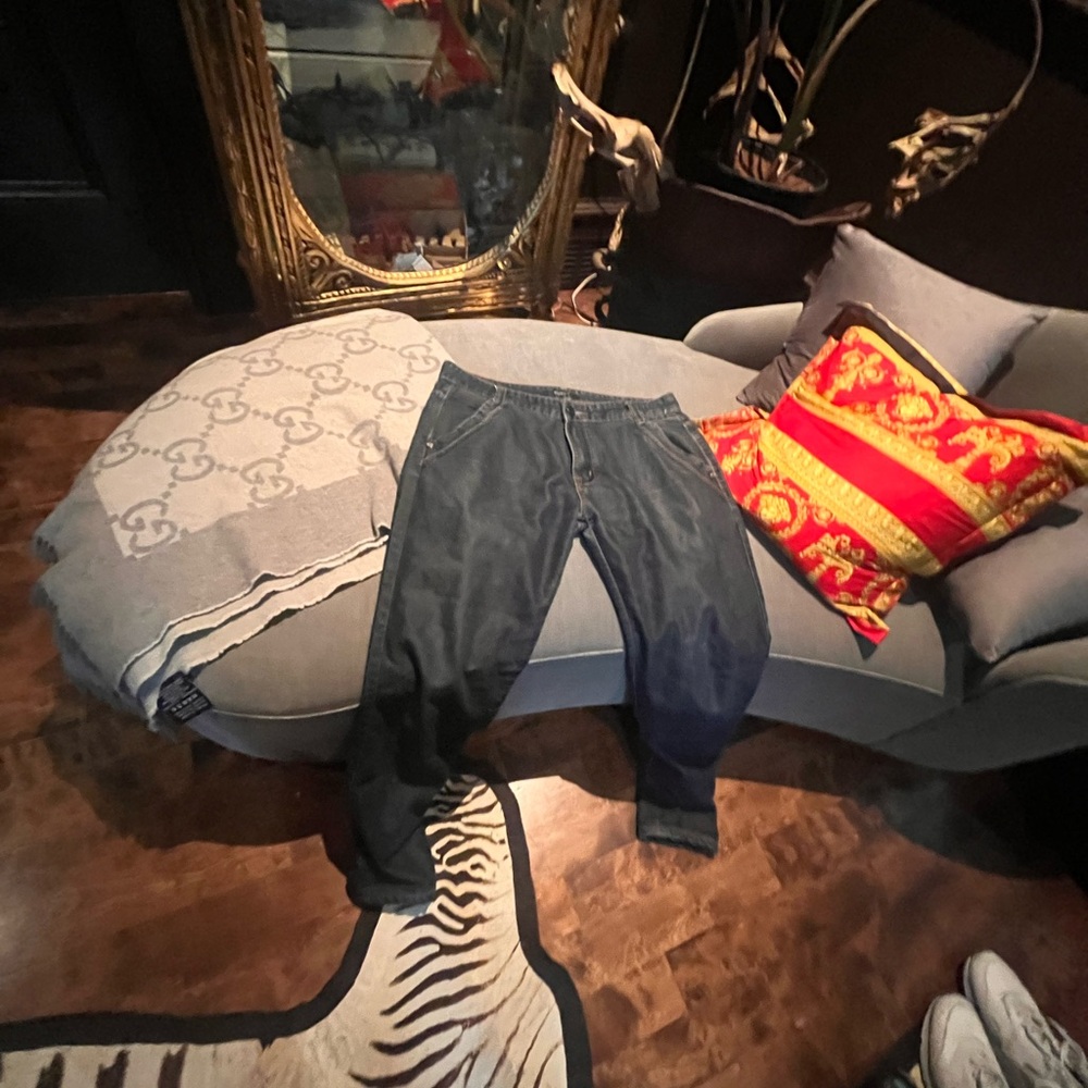 Gucci Classic Black Relaxed Fit Jeans